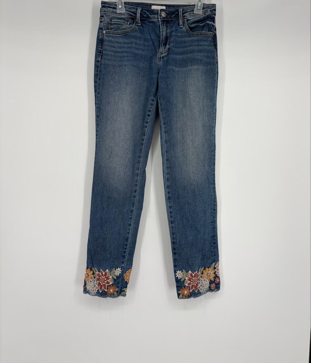 Driftwood Colette mid-rise slim straight jeans